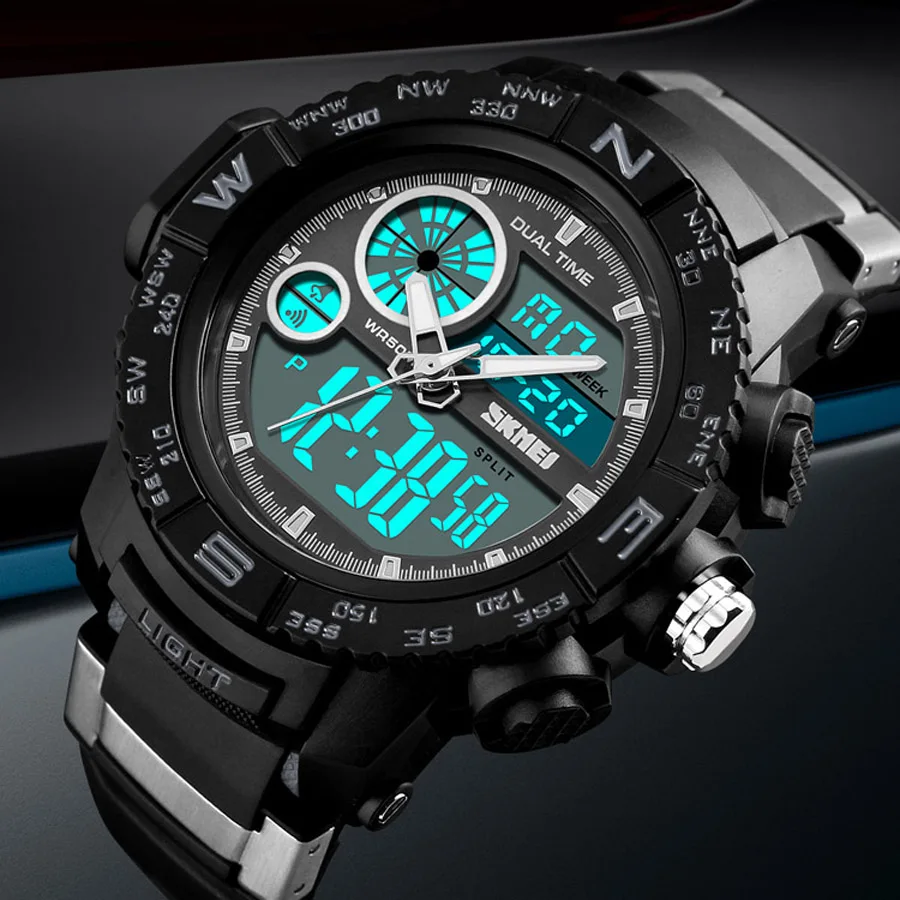 SKMEI New Man Watches Outdoor Dual Display Sports Wristwatches Fashion Casual 50M Waterproof Watch Relogio Masculino 1332 zk20
SKMEI New Man Watches Outdoor Dual Display Sports Wristwatches Fashion Casual 50M Waterproof Watch Relogio Masculino 1332 zk20