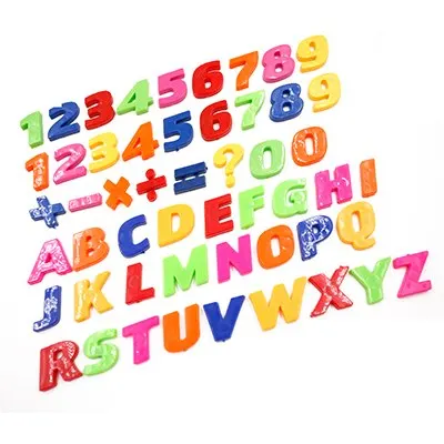 26 шт. DIY наклейки с цифрами букв A-Z Обучающие 3D английским алфавитом детские