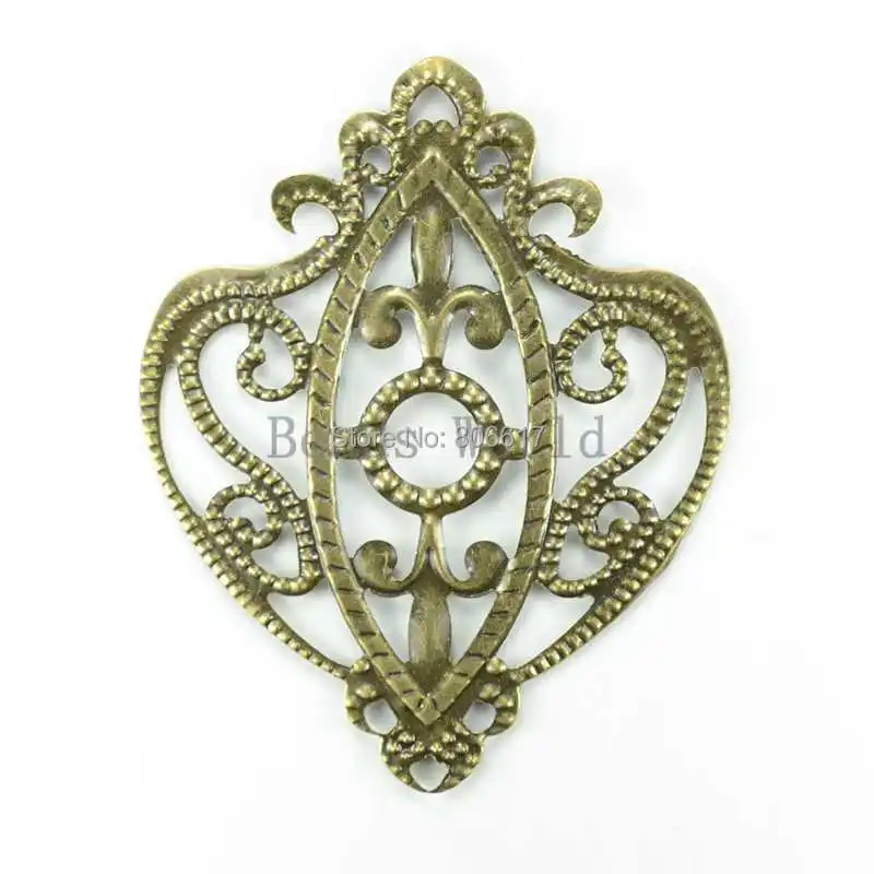Best Quality 30 Pcs Bronze Tone Filigree Flower Wraps Connector Embellishments Jewelry Findings 66x53mm(W03851)
Best Quality 30 Pcs Bronze Tone Filigree Flower Wraps Connector Embellishments Jewelry Findings 66x53mm(W03851)