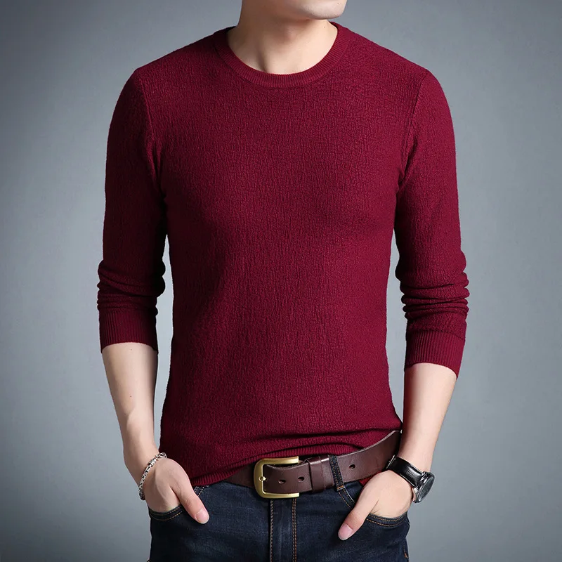 New Arrive O Neck Long Sleeve All Match Fashion Sweater Man Casual Wear Beige Red Pullover Man Slim Men's Pullover Sweaters Male
New Arrive O Neck Long Sleeve All Match Fashion Sweater Man Casual Wear Beige Red Pullover Man Slim Men's Pullover Sweaters Male