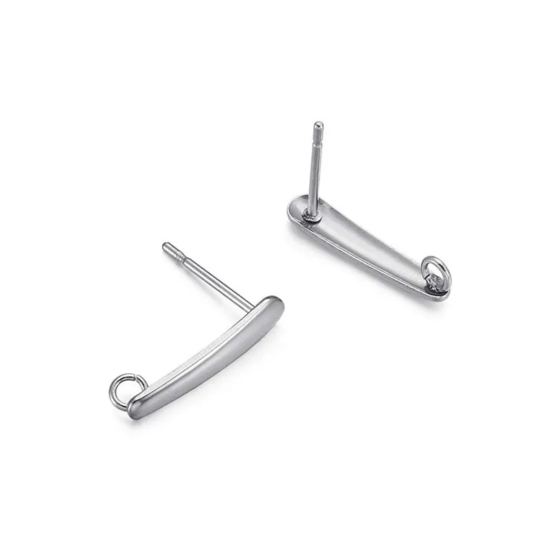 50pcs Stainless Steel Rectangle Pad Pierced Post Stud Earrings with 2mm Holes for Dangle Earring Jewelry Making Accessories F50
50pcs Stainless Steel Rectangle Pad Pierced Post Stud Earrings with 2mm Holes for Dangle Earring Jewelry Making Accessories F50