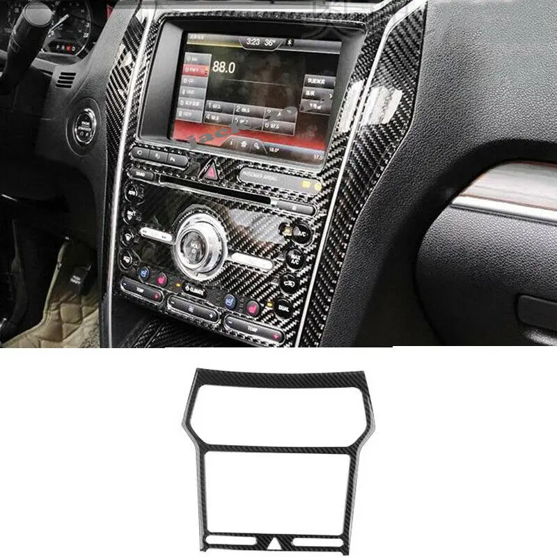 Real carbon fiber Console Navigation Frame Cover Trim For Ford Explorer 2011-2014
Real carbon fiber Console Navigation Frame Cover Trim For Ford Explorer 2011-2014