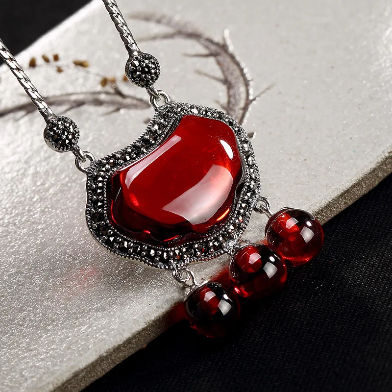 2018 Time-limited Garnet New S925 Pure Retro Marble Stone Mosaic Pomegranate Ruyi Pendant Lady Long Chain Wholesale
2018 Time-limited Garnet New S925 Pure Retro Marble Stone Mosaic Pomegranate Ruyi Pendant Lady Long Chain Wholesale