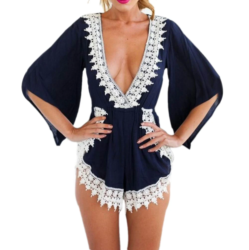 New Arrival fashion lady jumpsuit 3S2357 Women Summer Playsuit Free shipping fashion V Neck Crochet Jumpsuit Shorts
New Arrival fashion lady jumpsuit 3S2357 Women Summer Playsuit Free shipping fashion V Neck Crochet Jumpsuit Shorts
