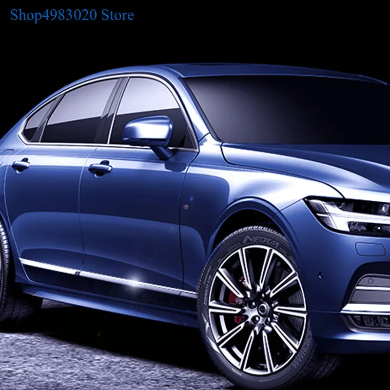Car styling Auto Side Skirt Car ABS chrome Sticker Side Body Door Decoration Sticker Trim for Volvo S90 auto Accessories
Car styling Auto Side Skirt Car ABS chrome Sticker Side Body Door Decoration Sticker Trim for Volvo S90 auto Accessories