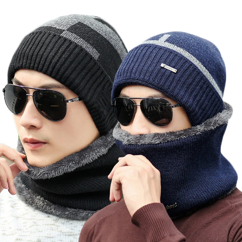 Fashion Hats Scarf Men Winter Wool Ski Hat scarf Set hooded Cap Earmuffs Head Caps Male Beanie Mask Balaclava Gorro Masculino
Fashion Hats Scarf Men Winter Wool Ski Hat scarf Set hooded Cap Earmuffs Head Caps Male Beanie Mask Balaclava Gorro Masculino