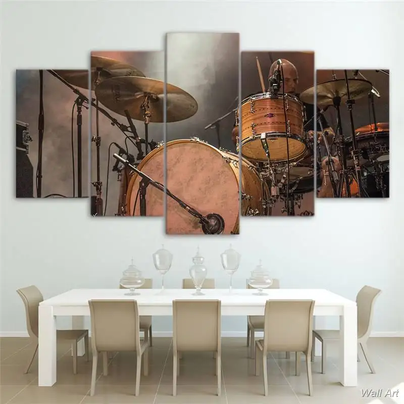Hd Printed 5 Piece Canvas Music Drums Artwork Painting Metallic Wall Pictures For Living Room Modern Free Shipping -92615-YP
Hd Printed 5 Piece Canvas Music Drums Artwork Painting Metallic Wall Pictures For Living Room Modern Free Shipping -92615-YP