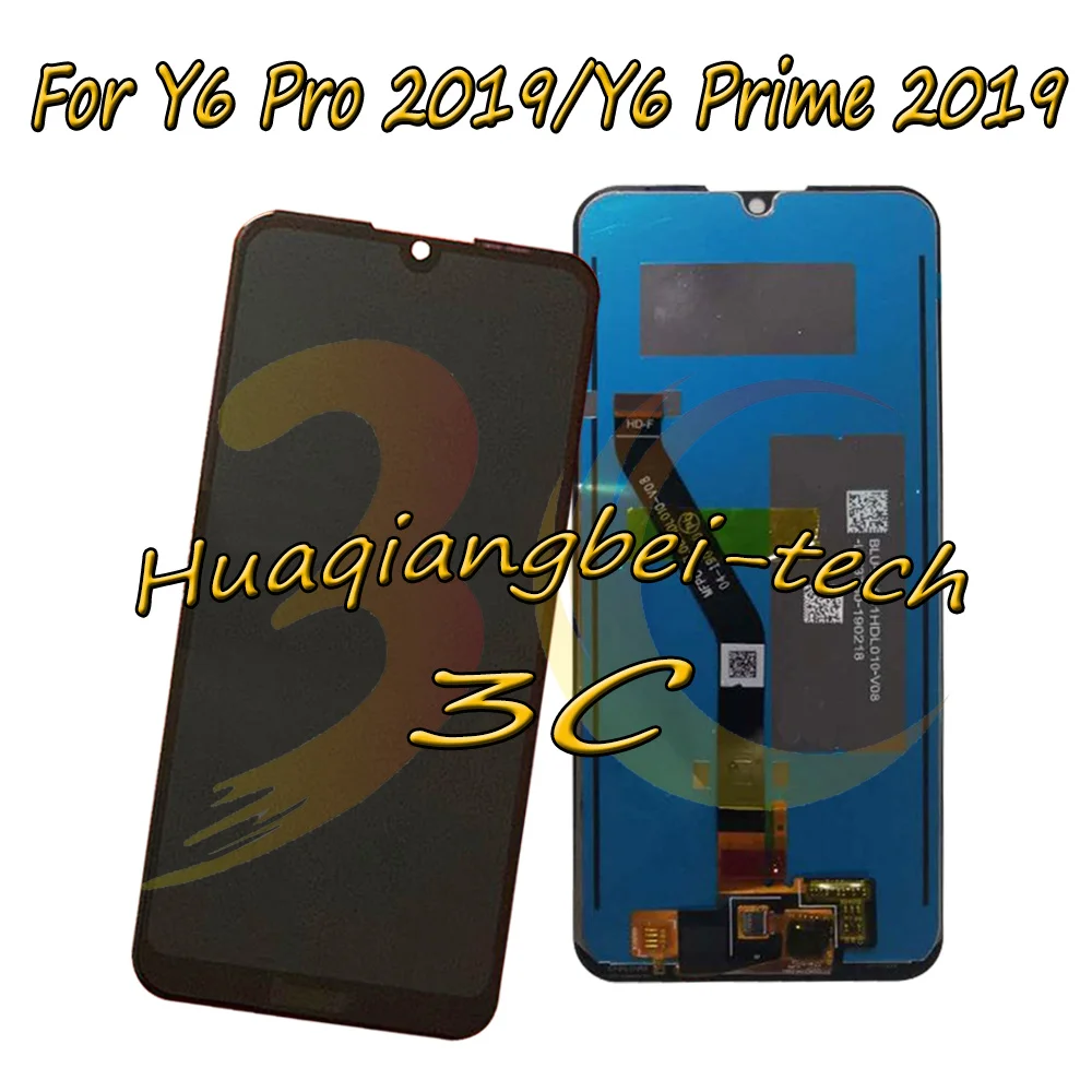 Для Huawei Y6 Prime 2019 / Y6 Pro 2019 ЖК-дисплей с сенсорным экраном и дигитайзером в сборе с рамкой для Y6 2019 MRD-LX1 LX2 L21A L22
Для Huawei Y6 Prime 2019 / Y6 Pro 2019 ЖК-дисплей с сенсорным экраном и дигитайзером в сборе с рамкой для Y6 2019 MRD-LX1 LX2 L21A L22