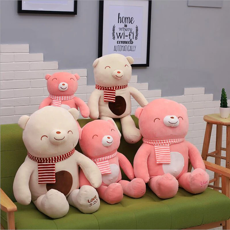 Smile Scarf Bear Plush Toy Short Stuffed Animal Soft Plush Doll Toys Gift Send to Children & Friends
Smile Scarf Bear Plush Toy Short Stuffed Animal Soft Plush Doll Toys Gift Send to Children & Friends