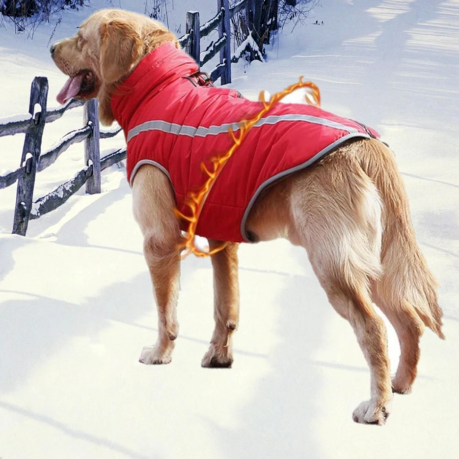 Dog Jacket Large Breed Dogs Overalls Waterproof Reflective Warm Winter Fleece Coat Vest Overalls for Large Dogs Clothes XL-6XL
Dog Jacket Large Breed Dogs Overalls Waterproof Reflective Warm Winter Fleece Coat Vest Overalls for Large Dogs Clothes XL-6XL