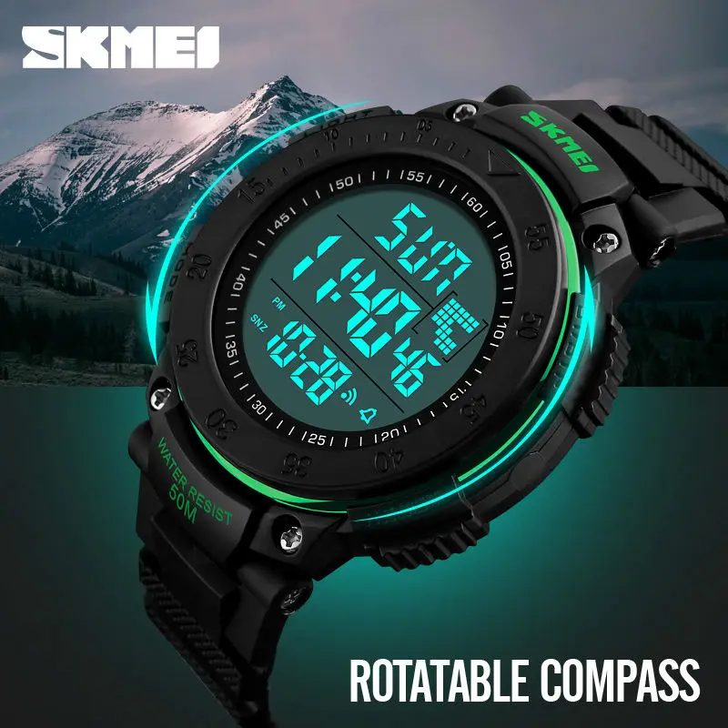 SKMEI Men Digital Wristwatches Sports Watches Chronograph BackLight 50M Waterproof Fashion Military Watch Relogio Masculino 1237
SKMEI Men Digital Wristwatches Sports Watches Chronograph BackLight 50M Waterproof Fashion Military Watch Relogio Masculino 1237