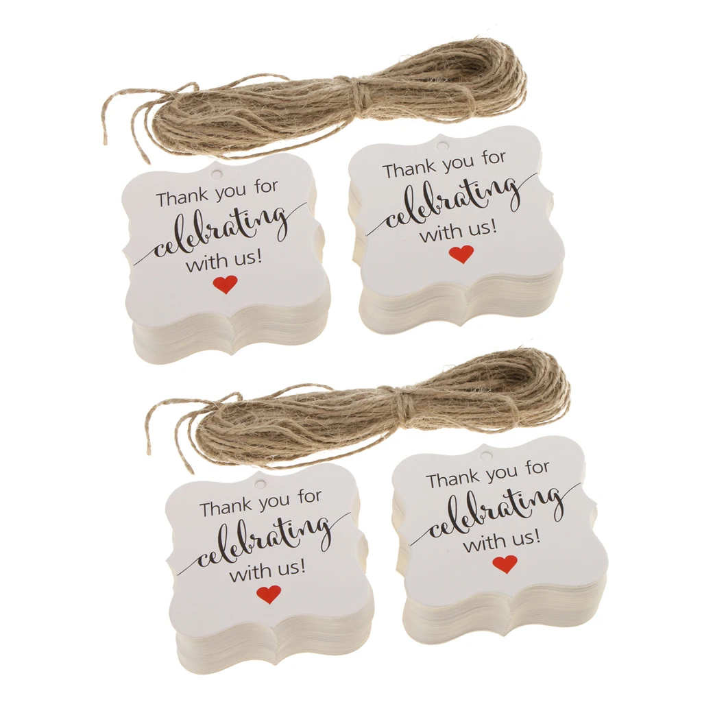 Pack Of 200, Rustic Kraft Paper Thank You Cards Gift Tags with Rope for Wedding Birthday Party Baby Shower Favor
Pack Of 200, Rustic Kraft Paper Thank You Cards Gift Tags with Rope for Wedding Birthday Party Baby Shower Favor
