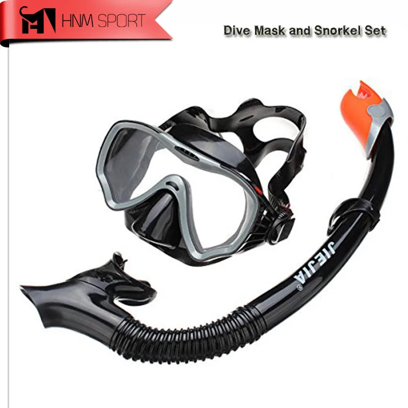 

2017 New Anti Fog Underwater Scuba Diving Snorkeling Mask Set Silicone Tube Snorkel Mask Mergulho Swimming Training Diving Mask
