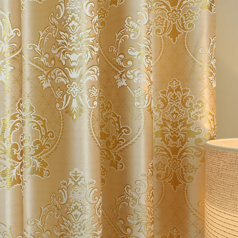 High Quality European Luxury Curtains For Living Room Geometric Jacquard Elegant Drapes Window Curtains for Bedroom 1PC
High Quality European Luxury Curtains For Living Room Geometric Jacquard Elegant Drapes Window Curtains for Bedroom 1PC