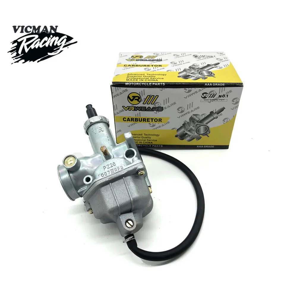 VRWEARE PZ26 Motorcycle Carburetor Universal Used For CG125 CC TTR125 Motorcycle
VRWEARE PZ26 Motorcycle Carburetor Universal Used For CG125 CC TTR125 Motorcycle