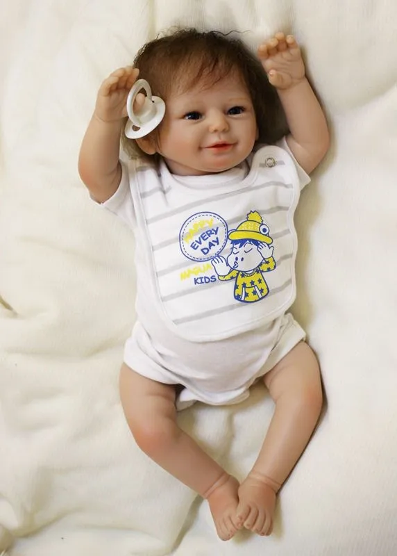 bebe reborn 50cm fake baby doll silicone reborn babies cloth body real newborn baby looking children birthday gift
bebe reborn 50cm fake baby doll silicone reborn babies cloth body real newborn baby looking children birthday gift