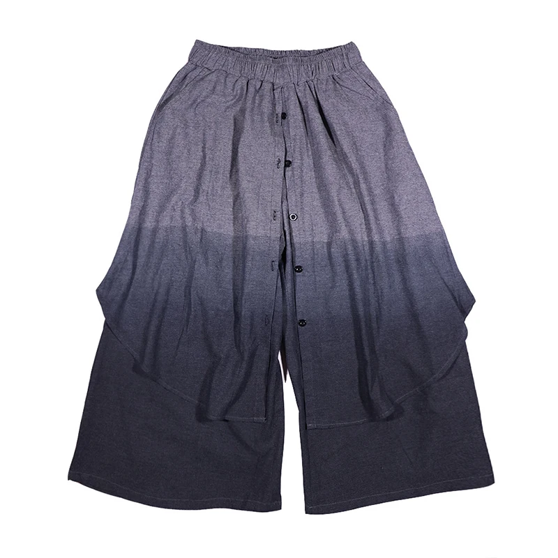 CHICEVER Hit Color Patchwork Wide Leg Pants Female Elastic Waist Pockets Summer Casual Loose Calf-Length Pant Women Fashion New
CHICEVER Hit Color Patchwork Wide Leg Pants Female Elastic Waist Pockets Summer Casual Loose Calf-Length Pant Women Fashion New