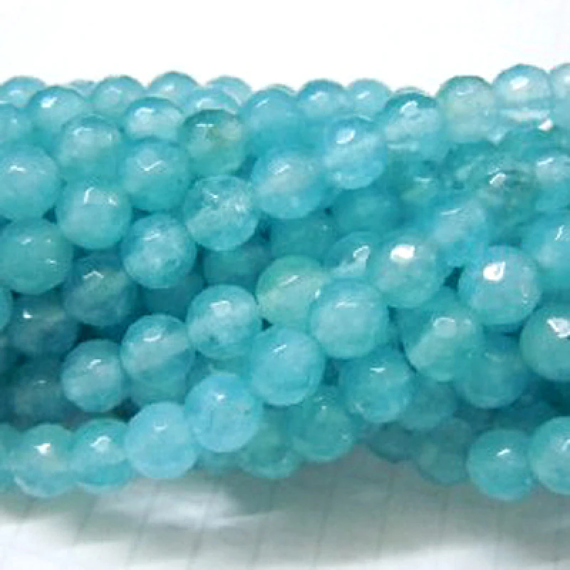 Natural Blue Dyed Sponge Quartz Beads Strands, Faceted, Round, SkyBlue, 10mm inner diameter, Hole: 1mm,about 40pcs/strand
Natural Blue Dyed Sponge Quartz Beads Strands, Faceted, Round, SkyBlue, 10mm inner diameter, Hole: 1mm,about 40pcs/strand