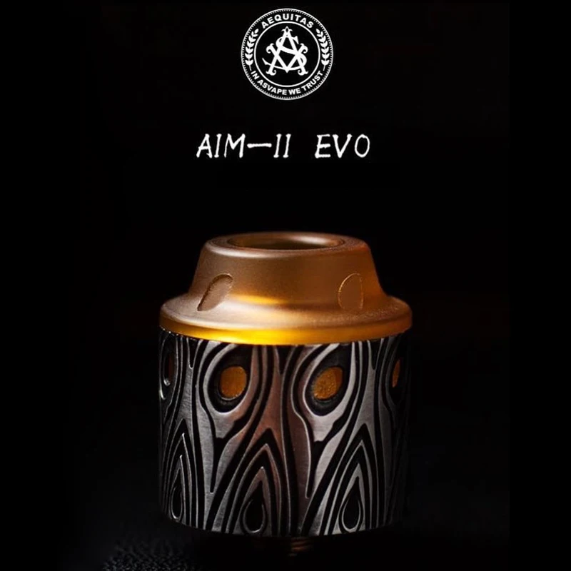 Аутентичные asvape цель II AIM 2 EVO RDA ввиду капает распылителя 24 мм электронная