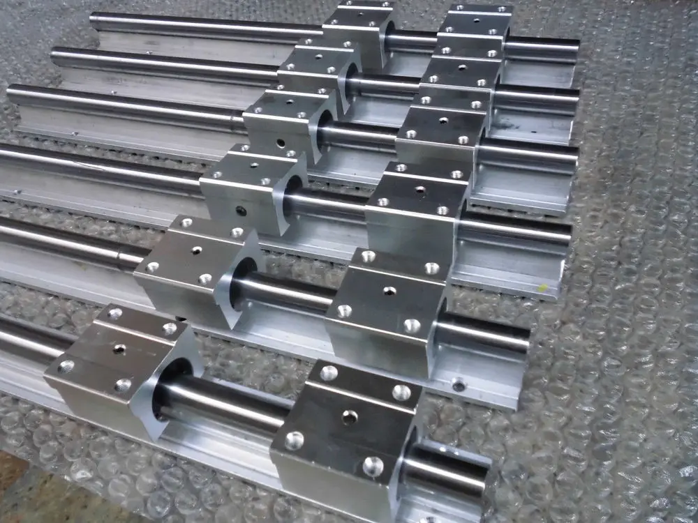 6 шт. SBR25-L400/600/900 мм линейный рельс + 12 шт. SBR25UU подшипник блок для ЧПУ
6 шт. SBR25-L400/600/900 мм линейный рельс + 12 шт. SBR25UU подшипник блок для ЧПУ