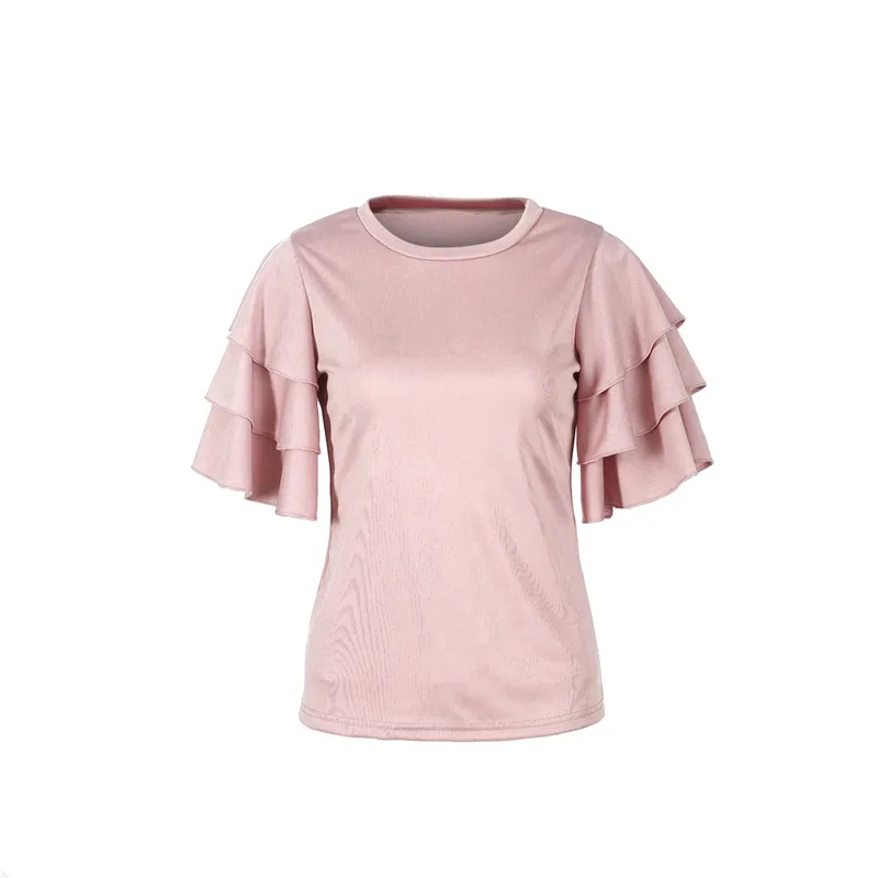Office Lady Blouse 2018 New Summer Fashion Women Ruffles Sleeve Solid Slim Shirts Casual Chiffon Ladies Shirt Tops Blusa Clothes
Office Lady Blouse 2018 New Summer Fashion Women Ruffles Sleeve Solid Slim Shirts Casual Chiffon Ladies Shirt Tops Blusa Clothes