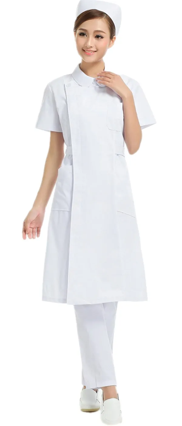 Фото Женская Лаборатория пальто медсестра униформа спецодежда медицинская платье(Aliexpress на русском)