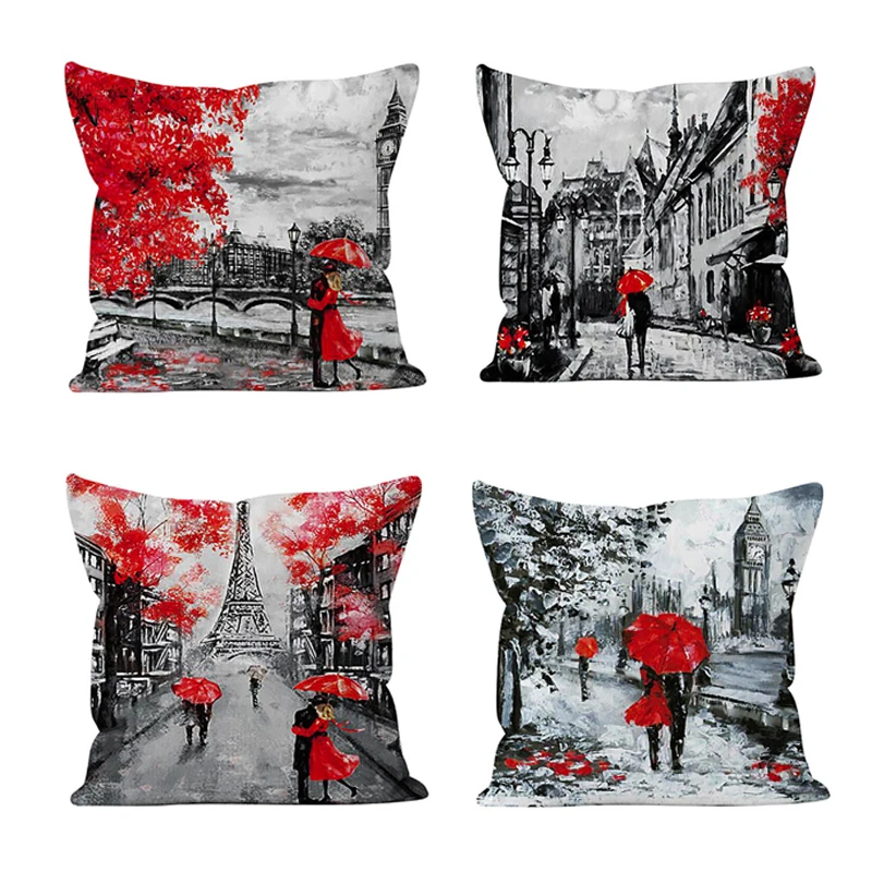 True love forever Cushion Cover Throw Pillow Covers Black & Red Paris Eiffel Tower Modern Couple Style Decorative Pillow Cases
True love forever Cushion Cover Throw Pillow Covers Black & Red Paris Eiffel Tower Modern Couple Style Decorative Pillow Cases
