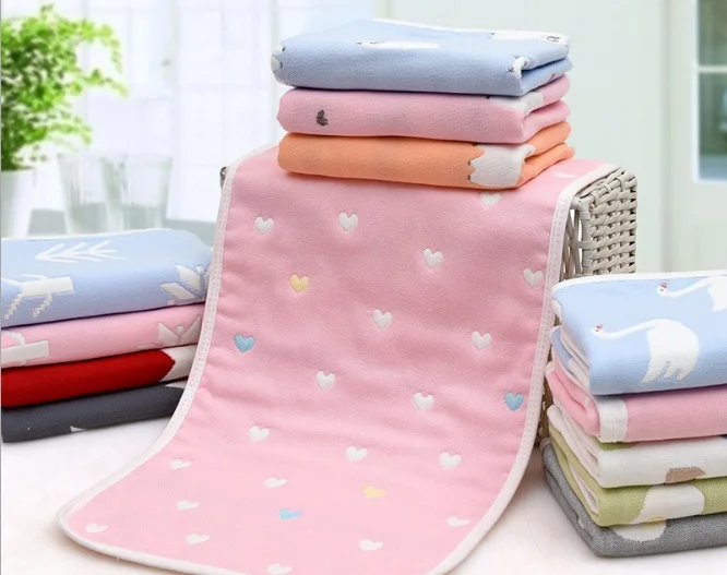 Cotton Gauze Kids Towel Toddler Soft 6 Layer Soft Gauze Baby Boys girls Face Towel Infant Absorbent Drying Bath Beach Face Towel
Cotton Gauze Kids Towel Toddler Soft 6 Layer Soft Gauze Baby Boys girls Face Towel Infant Absorbent Drying Bath Beach Face Towel