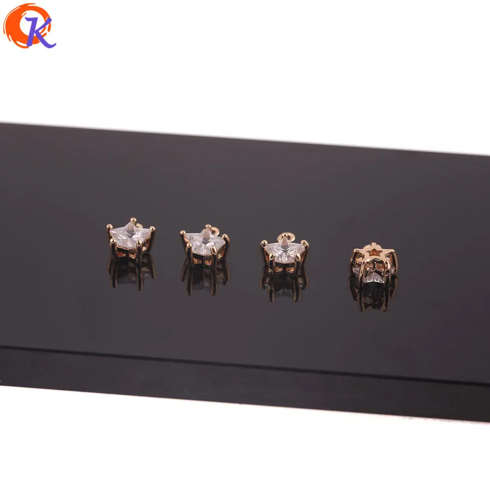 Cordial Design 50Pcs 9*11MM Jewelry Accessories/CZ Earring Parts/Star Shape/Copper/DIY Making/Hand Made/Earring Findings
Cordial Design 50Pcs 9*11MM Jewelry Accessories/CZ Earring Parts/Star Shape/Copper/DIY Making/Hand Made/Earring Findings