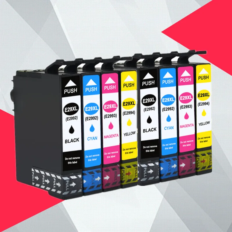 Compatible T2991XL T29XL T2991 T2992 T2993 T2994 Ink Cartridge for Epson 29XL for Epson XP 235 332 432 247 442 342 345 E29XL E29
Compatible T2991XL T29XL T2991 T2992 T2993 T2994 Ink Cartridge for Epson 29XL for Epson XP 235 332 432 247 442 342 345 E29XL E29