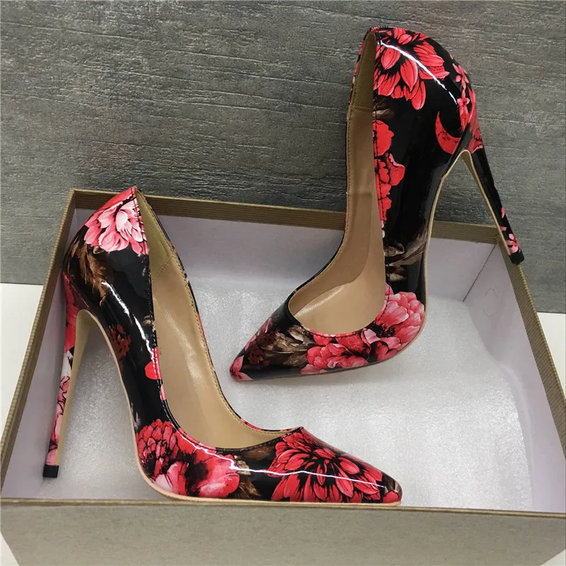 Brand fashion new pointed black high-heeled exquisite printing elegant single shoes 12cm high heel ladies party shoes
Brand fashion new pointed black high-heeled exquisite printing elegant single shoes 12cm high heel ladies party shoes