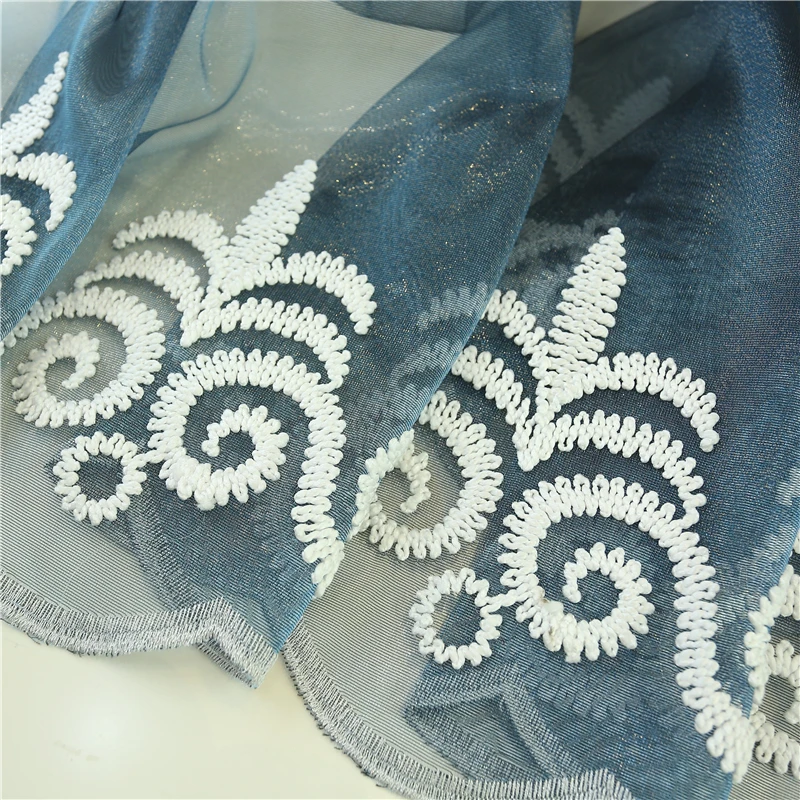 Luxury European and American Style Villas Embroidered Full Shade Curtains for Living Room Light Blue Classic Curtain for Bedroom
Luxury European and American Style Villas Embroidered Full Shade Curtains for Living Room Light Blue Classic Curtain for Bedroom