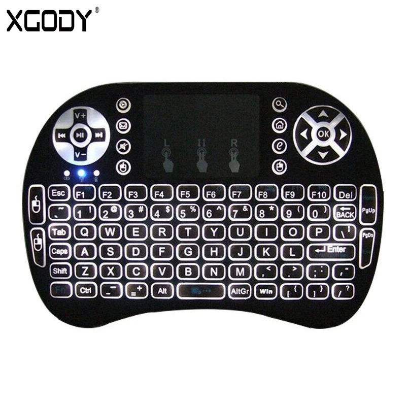 XGODY мини беспроводная клавиатура MX3 ручной пульт дистанционного управления для