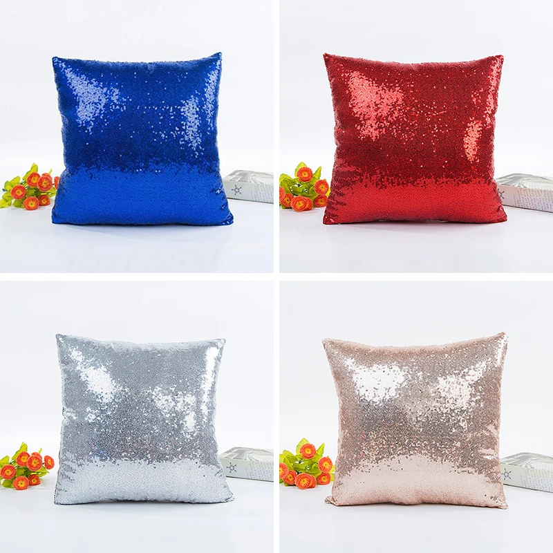 Pure Color Sequins Pillowcase Cushion Glitter Case 40cmx40cm Throw Sequins Pillow Decor Hidden Slide Fastener for Good Looking
Pure Color Sequins Pillowcase Cushion Glitter Case 40cmx40cm Throw Sequins Pillow Decor Hidden Slide Fastener for Good Looking