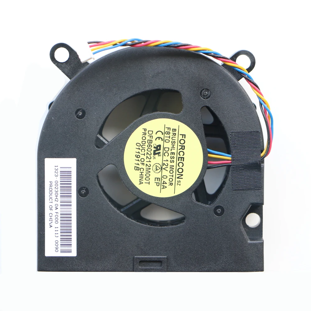 Новый Процессор вентилятор для hp TouchSmart 300 1018cn охлаждающий Forcecon DFB602212M00T F8T0 12 V 0.4A 1323
