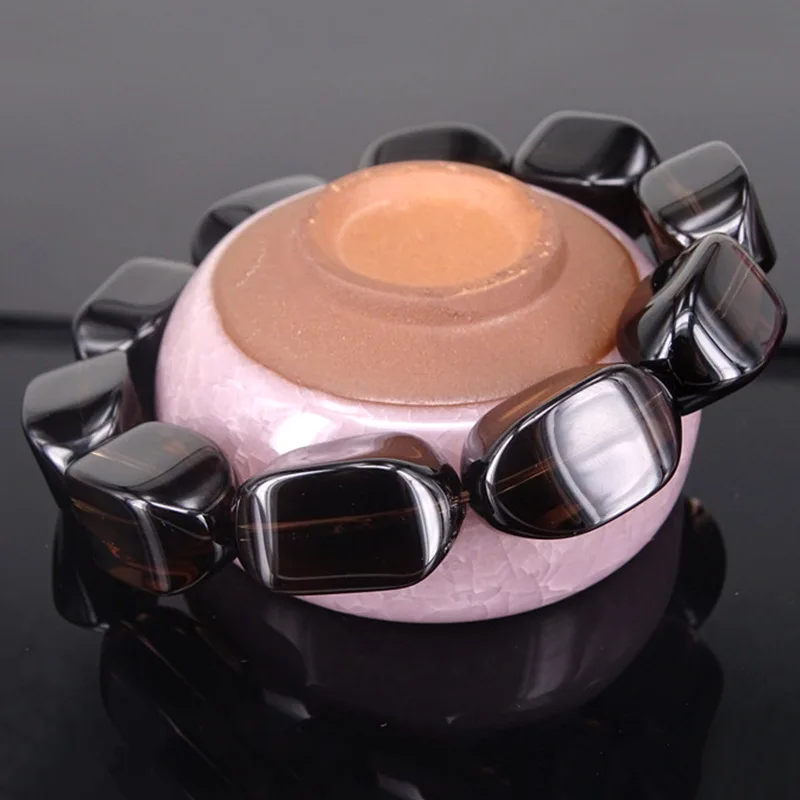 Оптовая продажа чайные хрустальные браслеты бусины размер 13 мм счастливые для
