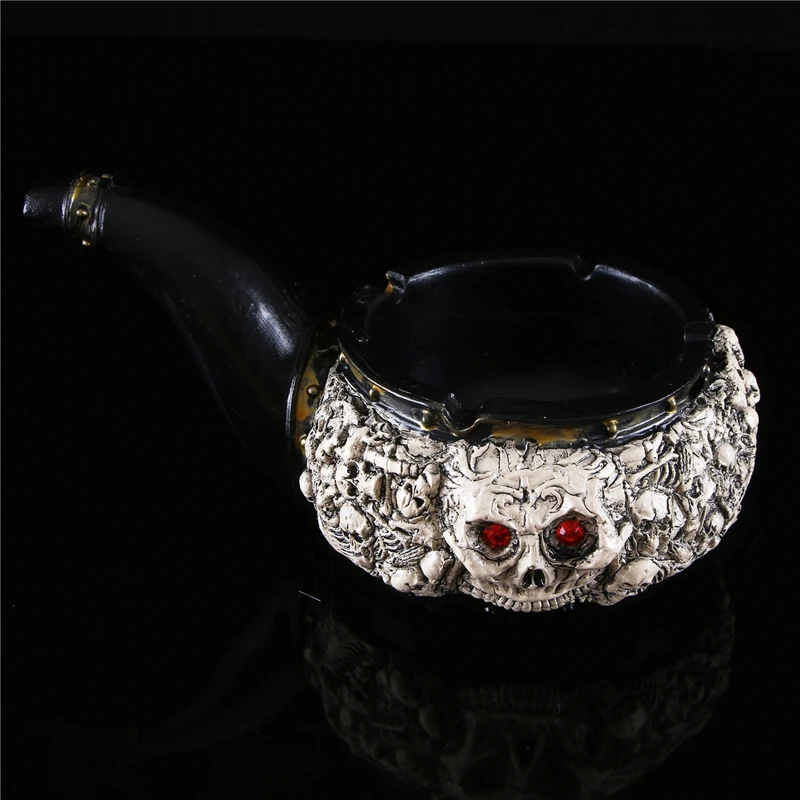 Resin ashtray skull head personalized gifts home furnishings resin bar atmosphere display YHG007
Resin ashtray skull head personalized gifts home furnishings resin bar atmosphere display YHG007