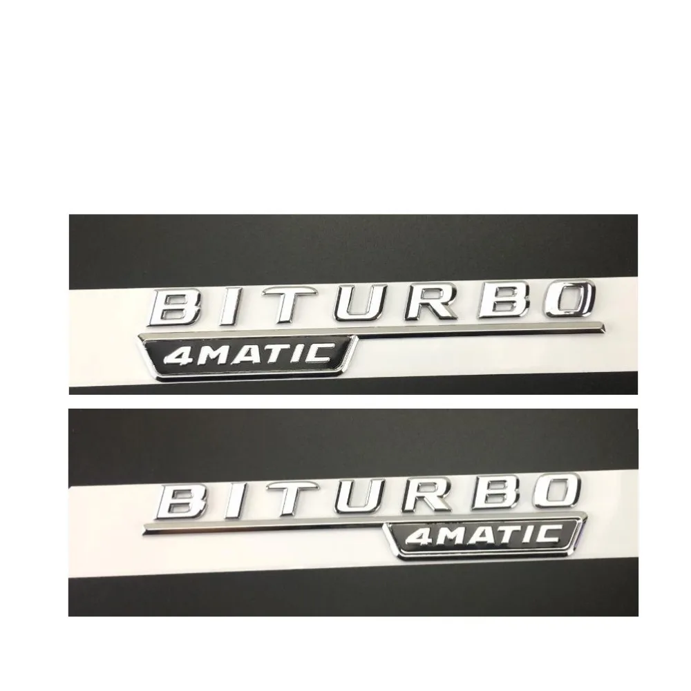Хромированный пластиковый чехол для багажника автомобиля BITURBO 4MATIC, эмблема с буквами и эмблемой для Mercedes Benz AMG 17-19
Хромированный пластиковый чехол для багажника автомобиля BITURBO 4MATIC, эмблема с буквами и эмблемой для Mercedes Benz AMG 17-19
