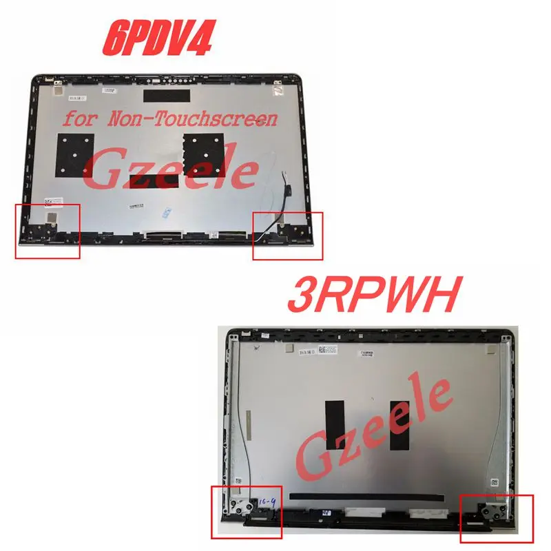 ЖК-экран GZEELE для Dell Inspiron 15 5545 5547 5548 Series 6 дюйма верхняя крышка 6PDV6 3RPWH серебристый |