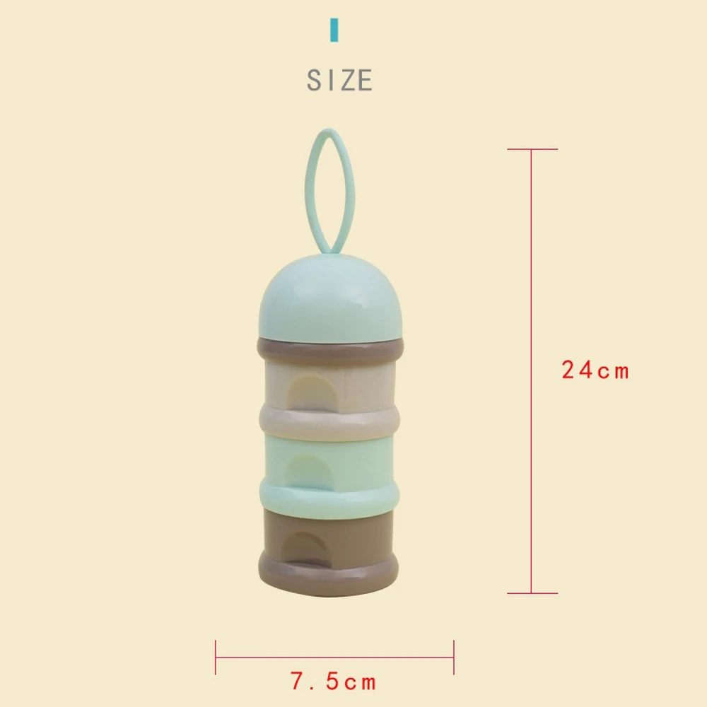 Baby Portable Milk Powder Container Three Layers Food Storage Box Convenient Cute Design Infant Dispenser Snacks Container
Baby Portable Milk Powder Container Three Layers Food Storage Box Convenient Cute Design Infant Dispenser Snacks Container