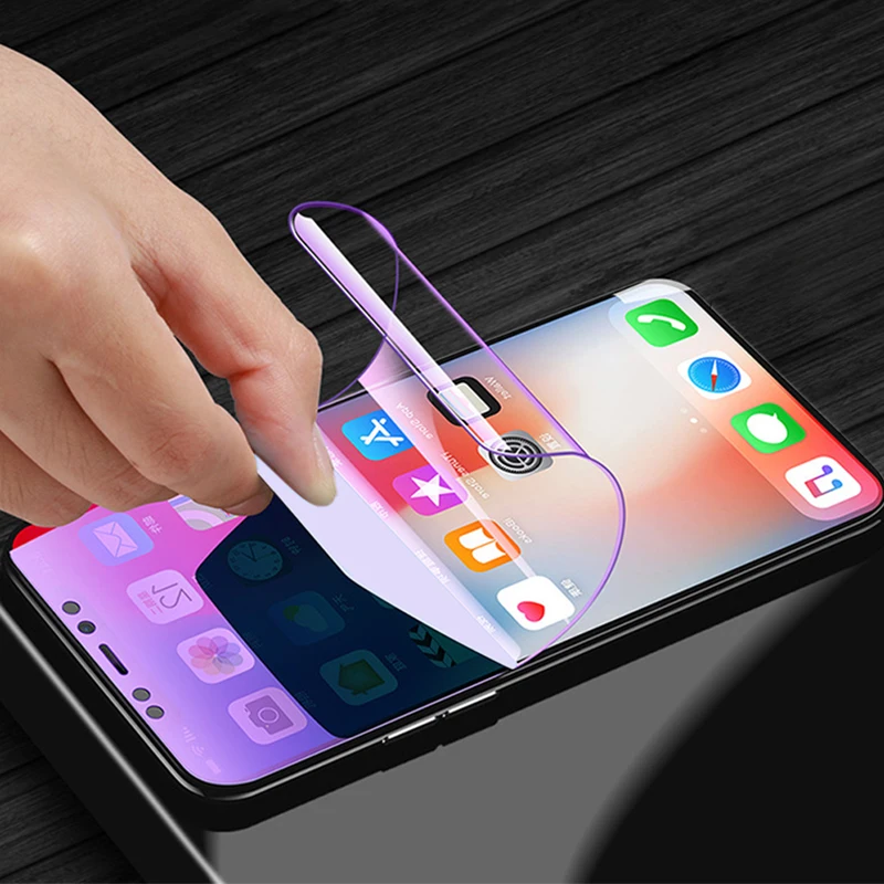 Гидрогелевая пленка для Meizu 15 lite Антибликовая мягкая нано из ТПУ Защита экрана Plus