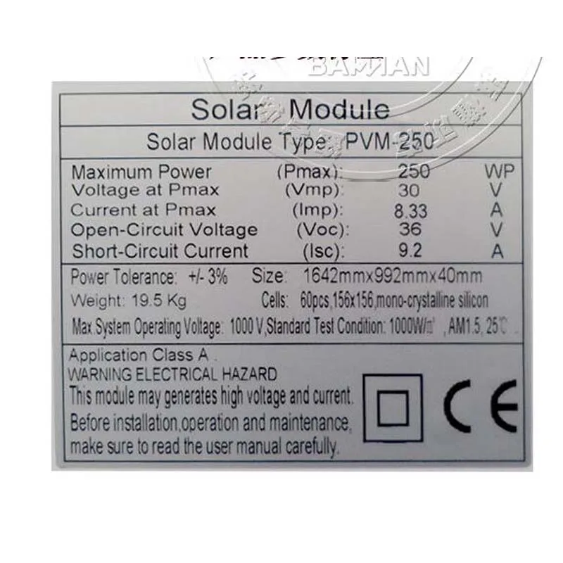 Солнечная панель 20 в 250 Вт 2 шт. пластины на солнечной батарее 500 220 В зарядное