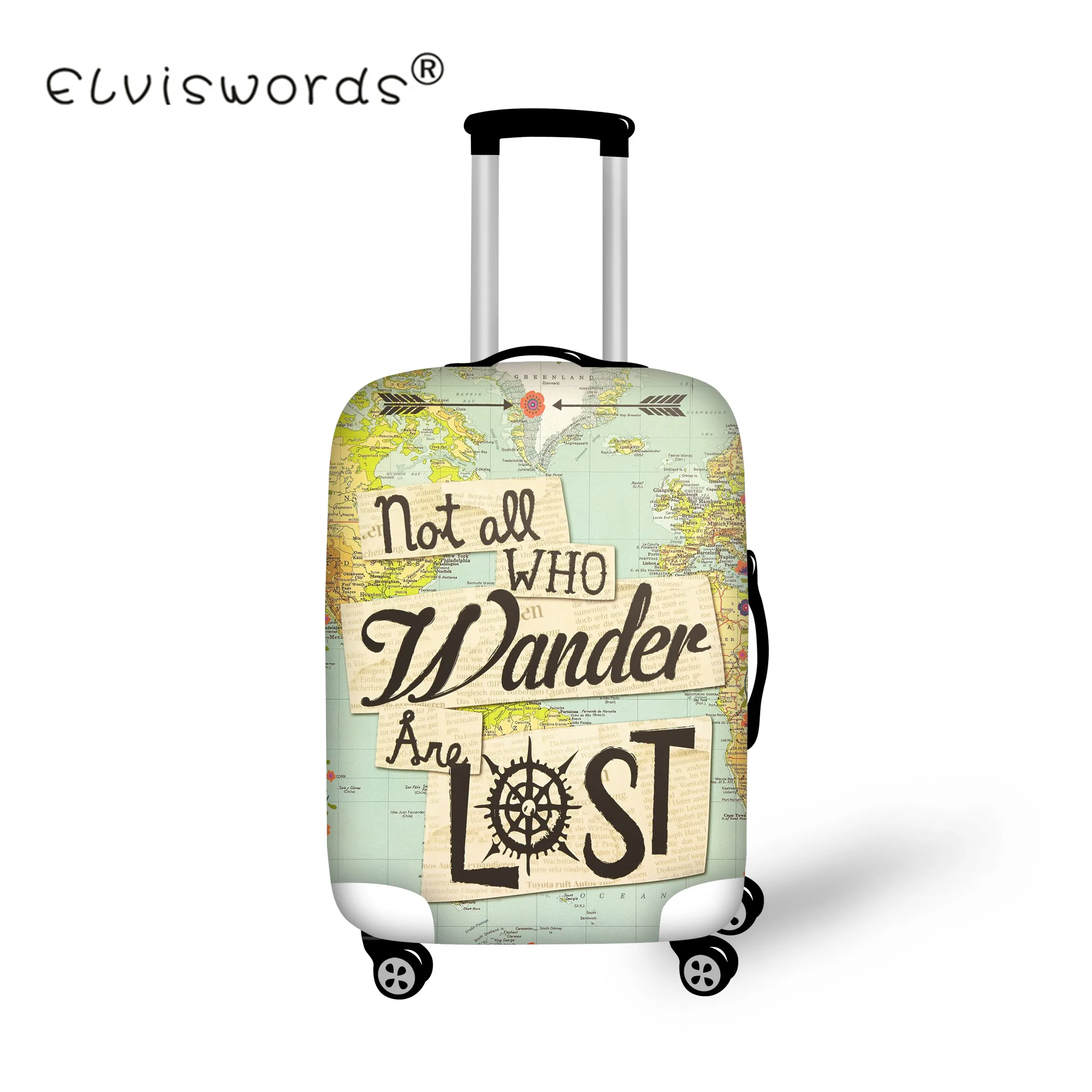 ELVISWORDS Retro Elastic Travel Accessories for 18-30 inch Map Letter Print Suitcase Luggage Protect Cover Travel Baggage Covers
ELVISWORDS Retro Elastic Travel Accessories for 18-30 inch Map Letter Print Suitcase Luggage Protect Cover Travel Baggage Covers