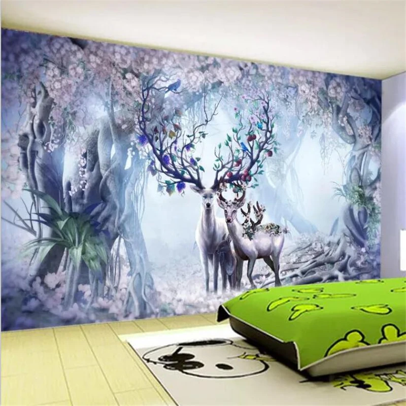 beibehang Wallpaper custom living room bedroom wallpaper fashion personality Nordic nostalgic elk TV sofa wall decoration mural
beibehang Wallpaper custom living room bedroom wallpaper fashion personality Nordic nostalgic elk TV sofa wall decoration mural
