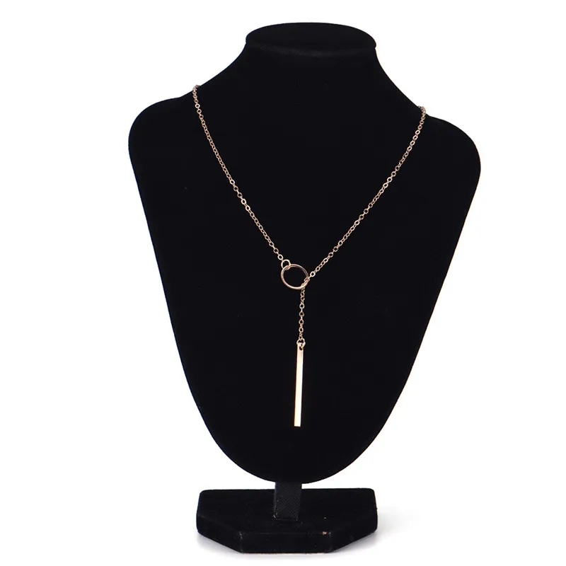 Fashion Bar Circle Lariat Style Chic Y Shaped Gold Color Necklace Womens Unique Charming Tone Bar Circle Lariat Necklace
Fashion Bar Circle Lariat Style Chic Y Shaped Gold Color Necklace Womens Unique Charming Tone Bar Circle Lariat Necklace