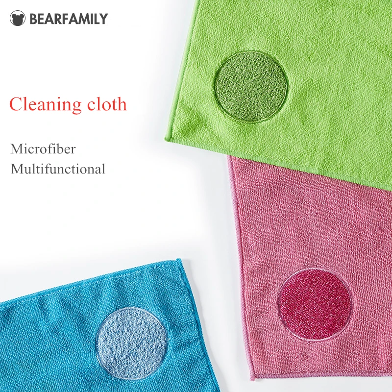 BEAR FAMILY 3PCS 2 in 1 microfiber kitchen towel dishcloth kitchen things cleaning cloth with polishing pad kitchen towels new
BEAR FAMILY 3PCS 2 in 1 microfiber kitchen towel dishcloth kitchen things cleaning cloth with polishing pad kitchen towels new
