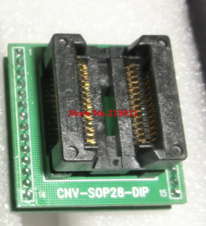 Программатор SOIC28 SA404 SOP28 в DIP28 адаптер для xeltek 611s 610p 6100|adapters for programmer|adapter programmeradapter |