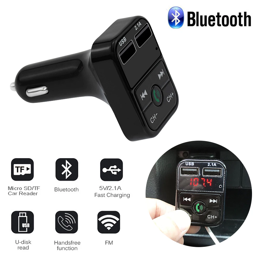 Car Mp3 Player Auto Audio Handfree Bluetooth Kit Multifunctional Automotive FM Transmitter Car Charger Adapter Accessories
Car Mp3 Player Auto Audio Handfree Bluetooth Kit Multifunctional Automotive FM Transmitter Car Charger Adapter Accessories