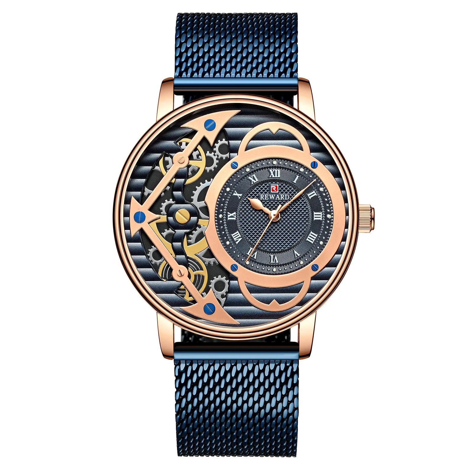 Tourbillon Style Mens Watches Luxury Brand Fashion Wristwatch Sport Men Quartz Watch Stainless Steel Mesh Strap Business Watches
Tourbillon Style Mens Watches Luxury Brand Fashion Wristwatch Sport Men Quartz Watch Stainless Steel Mesh Strap Business Watches