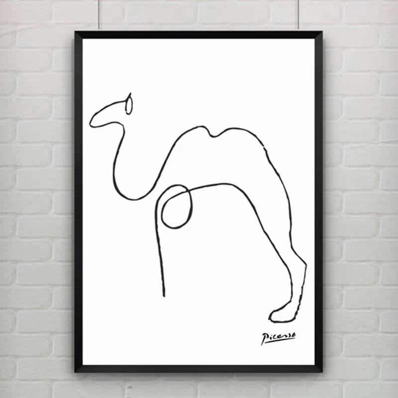 Pablo Picasso The Camel Print Canvas Abstract Animals Minimalist Wall Art Kids Room Bar, Office, Home Decor, frame not included
Pablo Picasso The Camel Print Canvas Abstract Animals Minimalist Wall Art Kids Room Bar, Office, Home Decor, frame not included